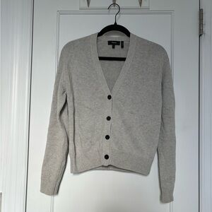 Theory Cashmere Cotton Cardigan